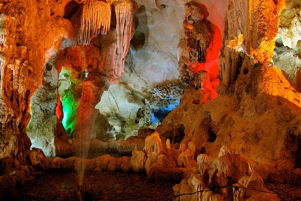 Cave in Halong Bay